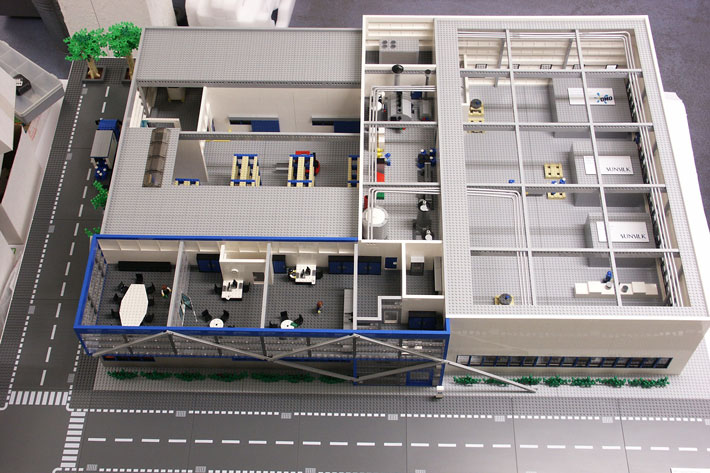 LEGO Maquette Unilever Vlaardingen