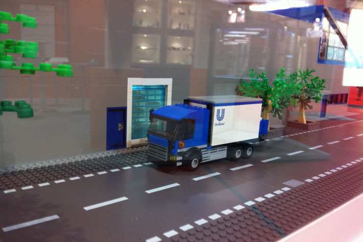 LEGO Maquette Unilever Vlaardingen