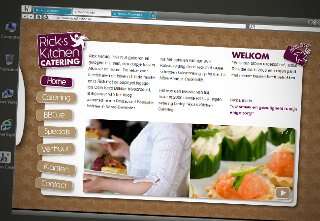 Rick's Kitchen Website