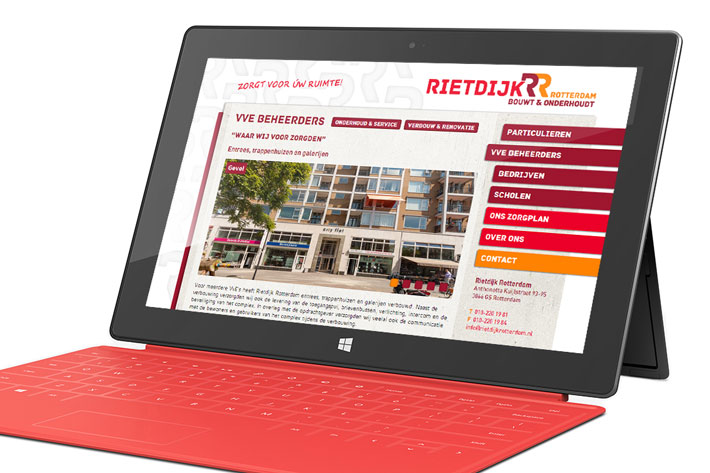 Rietdijk Rotterdam website