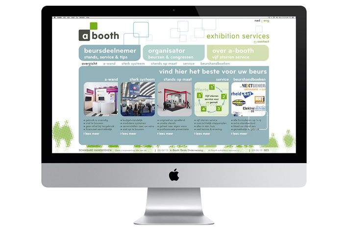 A-Booth Exhibition Services website