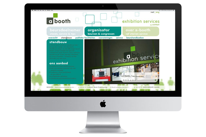 A-Booth Exhibition Services website