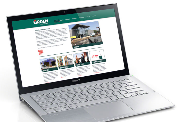 Bouwbedrijf Groen website