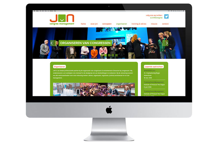  JvN Congres Management website