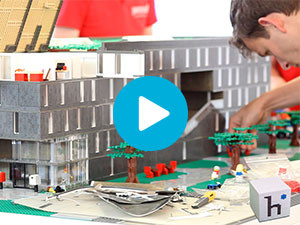 LEGO maquette Jan Snel video